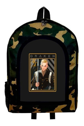 Mochila Camuflada Tokyo Revengers D20