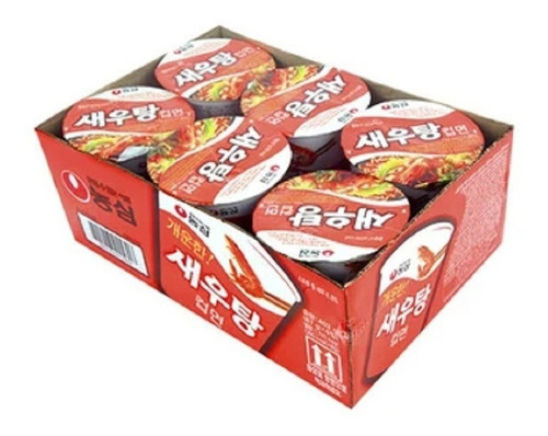 Nongshim Ramen  Camaron  Cup  67g  Caja Con 6 Pza