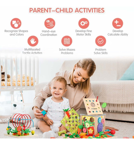 Juguetes De Estimulación Temprana Para Niños, Juego 10 En 1