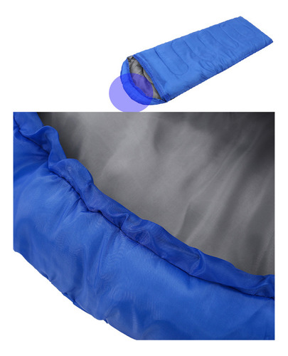 Saco De Dormir Ligero Para Acampar, Cálido, Para 4 Estacione