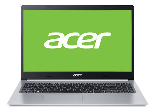 Imagen 1 de 5 de Laptop Acer A515-54 plateada 15.6", Intel Core i7 10510U  8GB de RAM 1TB HDD 256GB SSD, Intel UHD Graphics 620 60 Hz 1920x1080px Windows 10 Home