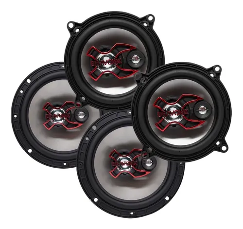 comprar Kit Alto Falante Porta Dianteira E Traseira Bravox 200w Auto