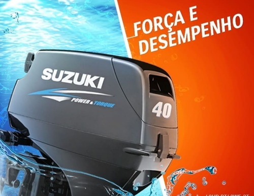 Motor De Popa Suzuki 40hp Okm Frete Gratis Todo Brasil !