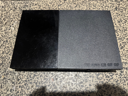 Playstation Ps2 Slim 90001 Con 4 Juegos Copias Y Memory Card Negro Piano (Usado)