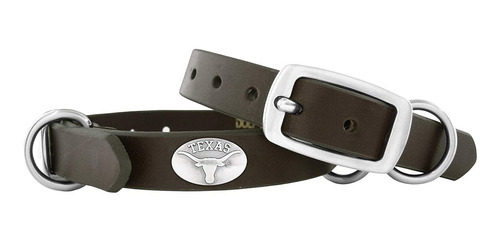 Zep-pro Texas Longhorns - Collar Para Perro  Piel  Talla X 