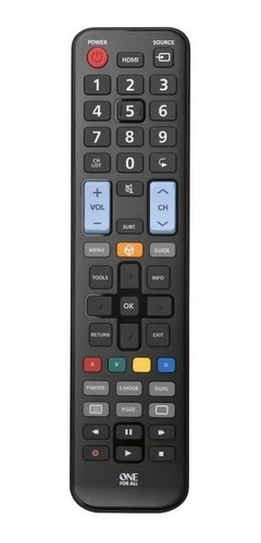 Imagen 1 de 3 de Control Remoto Universal One For All 1910 Reemplazo Samsung
