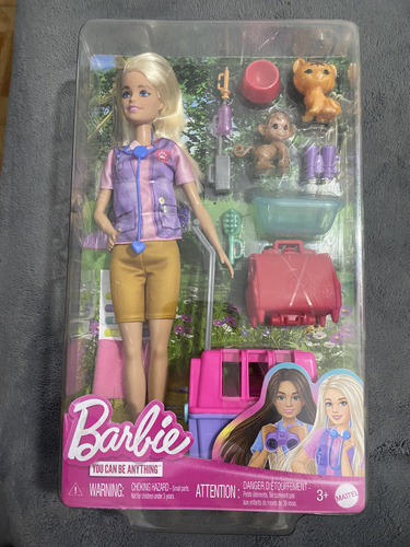 Muñeca Barbie Profesiones Rescate De Animalitos, Profesiones (Usado)