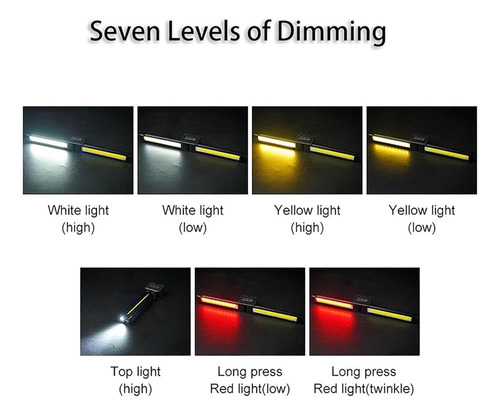 Wpd Gym Lamp For Posing,magnet Led Flashlight With Hanging
