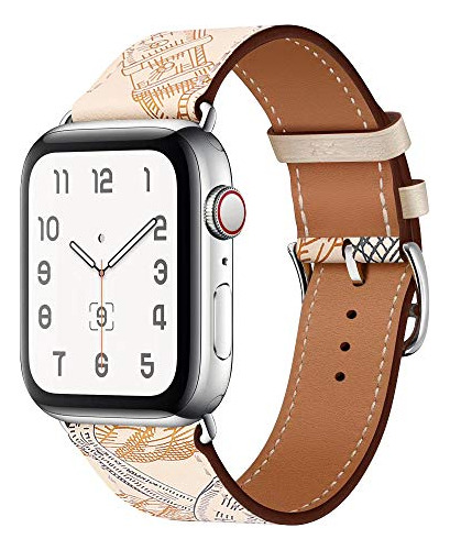 Ibazal Compatible Con Apple Watch Band 41mm 38mm 40mm,genuin