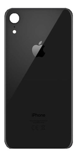 Tapa Repuesto Vidrio Para iPhone XR Negro