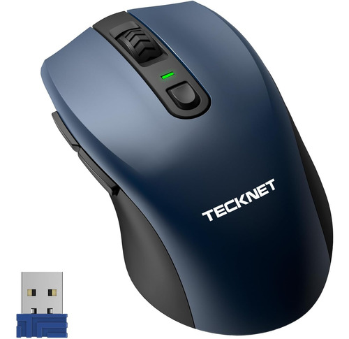 Mouse Tecknet Inalambrico 4800 Dpi/azul