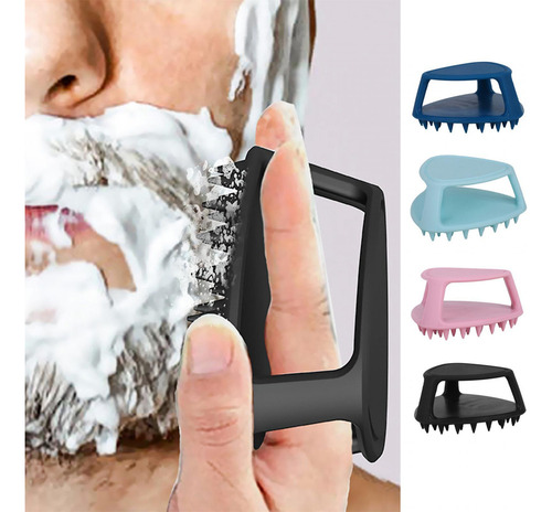 ~ Cepillo De Limpieza De Barba Peine De Bigote De Azul
