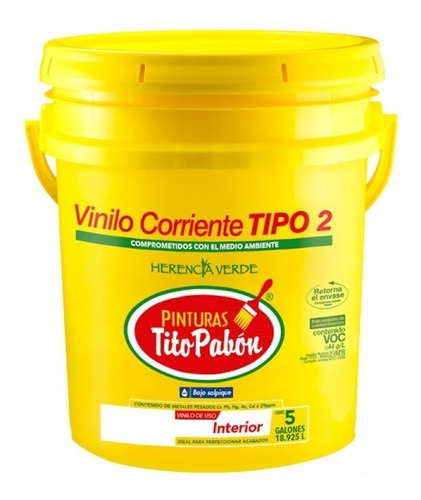 Vinilo T2 5gl Blanco Tito Pabon Cuñete