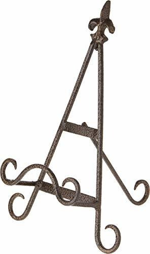 Caballete - Bard's Antique Gold-toned Wrought Iron Easel, Fl