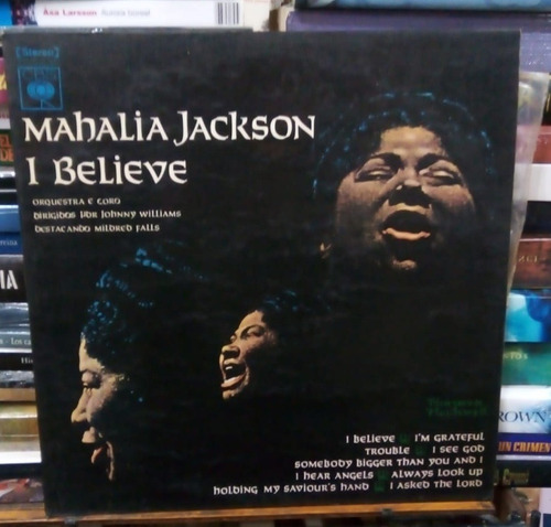 Mahalia Jackson - I Believe - Lp Vinilo Brasileño