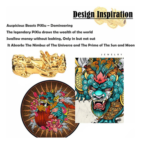 Homelavie Pulsera Feng Shui Pixiu, Amuleto Dragón Místico