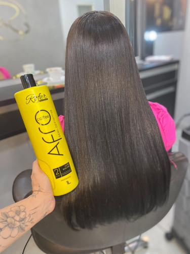 Progressiva Semi Definitiva Afro Coffee Rofer+perfume Cabelo