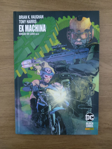 Coleção Hq Ex Machina Por Brian K. Vaughan E Tony Harris Edição De Luxo Vols. 01 Ao 05 Capa Dura Editora Panini Comics Completo (Usado)
