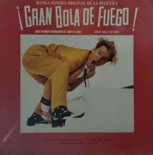 Disco Vinilo Gran Bola De Fuego Soundtrack Lp España Lamdisc