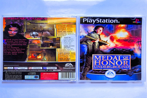 Medal Of Honor - Underground - Mídia Física - Playstation 1
