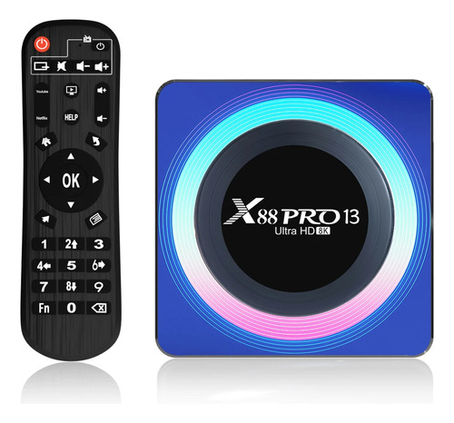 Caja De Tv X88 Pro 13 Android 13.0 Ota Rockchip Rk3528 4 Gb/