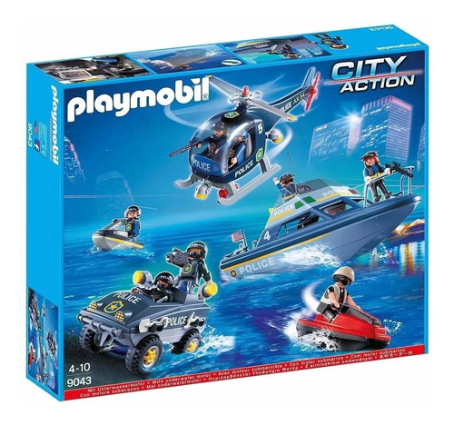 Playmobil  9043 Set Policia Tactica - Pido Gancho-