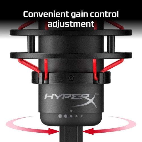 Imagen 6 de 11 de Microfono Gamer Por Usb Para Pc | Hyperx Quadcast / Led R...