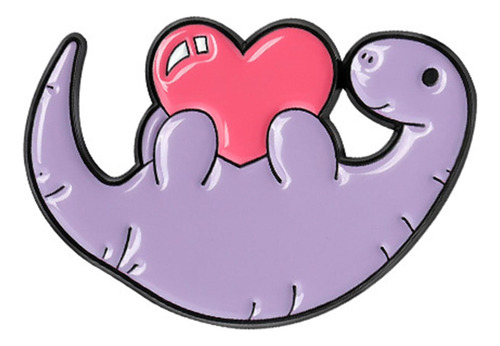 6 Juego De Broches De Esmalte De Dinosaurio De Dibujos