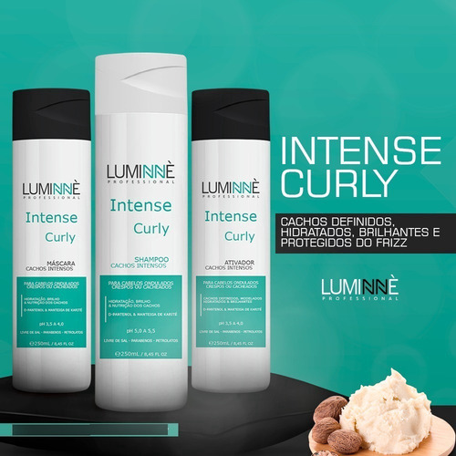 Shampoo Intense Curly 250ml - Luminnè Professional
