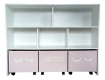 Comprar Mueble Organizador Juguetero  Con Baúles Con Ruedas, Cubos