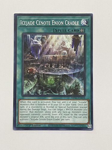 Yugioh Comun Icejade Cenote Of Enion Cradle