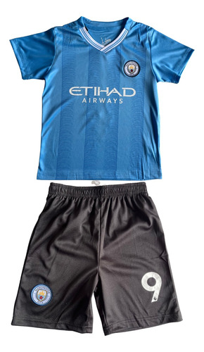 Equipo Completo Manchester City Halland Kit En Gift Box