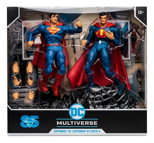 Dc Multiverse Superman Vs Superman Of Earth-3 With Atomica