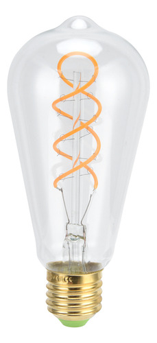 Bombilla St64 Doble Espiral E27 4w 110v Dimmable Para