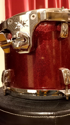 Imagen 2 de 3 de Tom Tama Silverstar Vintage Burgundy Sparkle 12x8. Nuevo!