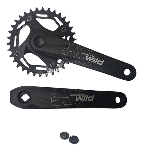 Pedivela Single Absolute Wild 175mm Coroa 34d Em Aço Mtb