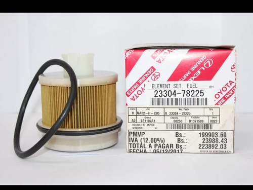 Filtro De Gasoil De Dyna Turbo Original Toyota 23304-78225