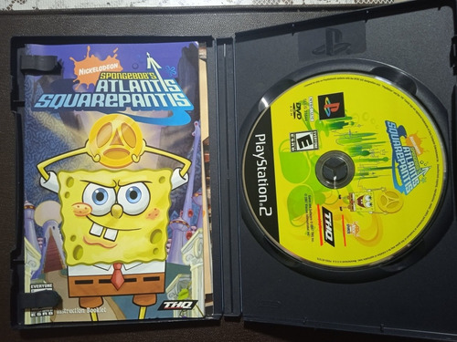 Spongebob Atlantis Squarepantis - Play Station 2 Ps2 (Usado)