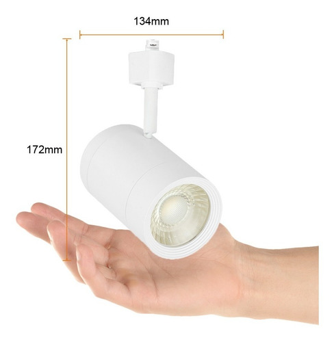 Imagen 4 de 7 de Lámpara Interior Spot Led Para Riel, 14.5 W, Luz Cálida
