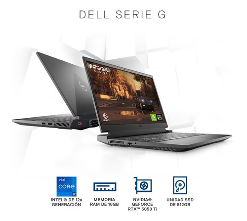 Laptop Gaming Dell G5520 Core I7 16gb Ram 512gb Ssd, Negro