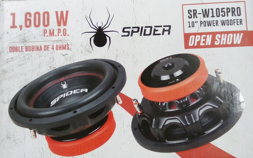 Woofer 10  1600 Watts Doble Bobina Spider