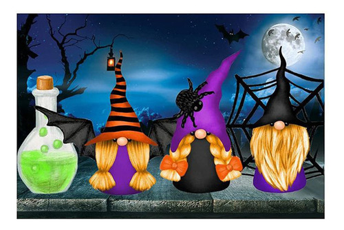 U Halloween Rugs R148 Alfombra De Pelo Con Estampado De [u]