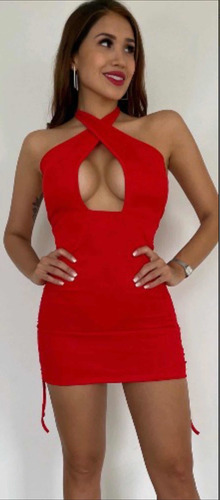 Vestido Cruzado Rojo