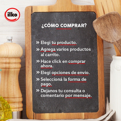 Imagen 7 de 10 de Sartén 24 Cm. Antiadherente Just Cook Ilko