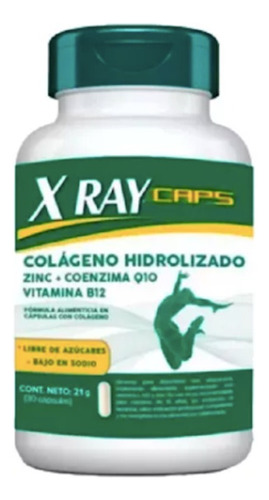 X Ray Caps Colágeno Hidrolizado Zinc Cq10 + B12 Envio Gratis