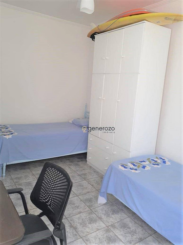 Imagem 12 de 14 de Apartamento A Venda Na Praia De Pitangueiras - Guarujá, 02 Dormitórios, A 01 Quadra Da Praia - Ap0498