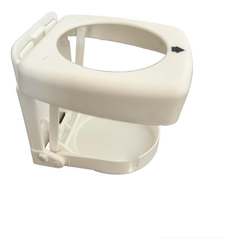 Porta Lata Copo Retratil Para Barco Lancha Carro Cor Branco