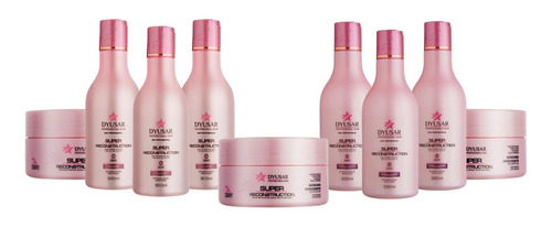 Kit 3 Shampoos + 3 Máscaras + 3 Cond. 300ml - Reconstrução