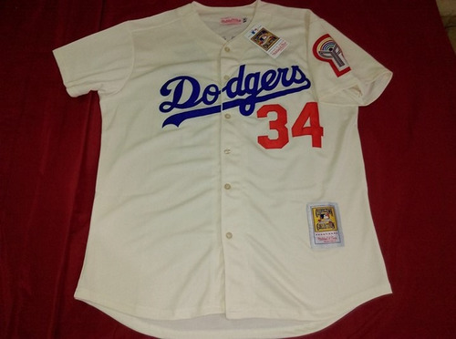 Jersey Beisbol Dodgers La. Fernando Valenzuela #34
