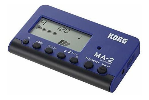 Imagen 1 de 3 de Korg Ma2 Metrónomo Compacto Color Azul
